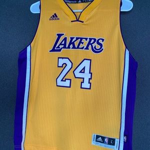 Adidas Los Angeles Lakers Jersey #24 Kobe Bryant